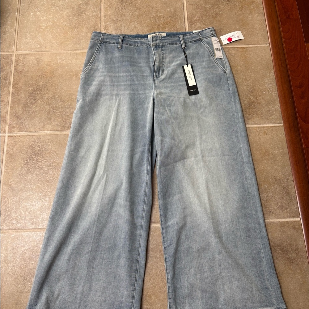 Liverpool Jeans Company weekender Light Blue Wide-Leg Jeans